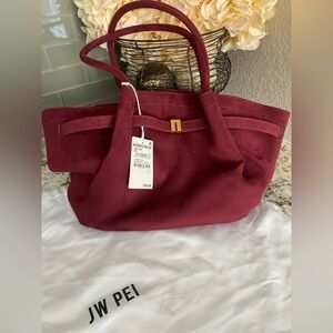 NEW beautiful burgundy JW PEI handbag